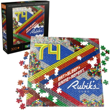 Rubika kubs 50. gadadienai veltīta puzle 300 gabal