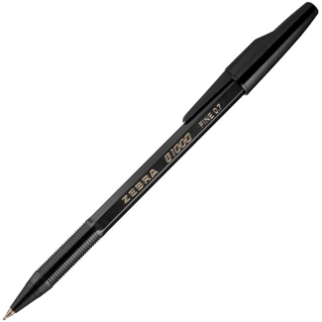 Lodīšu pildspalva Zebra B-1000, 0.7mm, melna