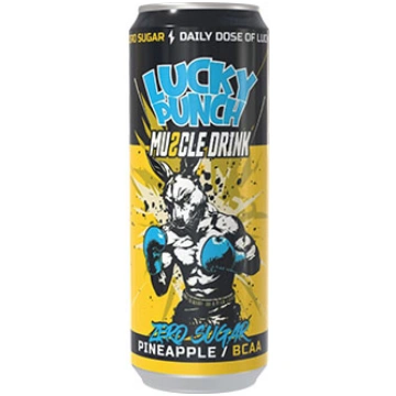 Bezalk. dzēriens Lucky Punch Pineapple 0.33l