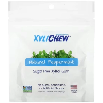XyliDENT, Sugar Free Xylitol Gum, Natural Peppermi