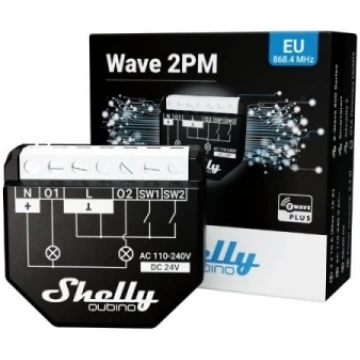 Shelly Qubino Wave 2PM viedais relejs ar divu grup