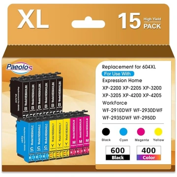 Paeolos rezerves kasetnes printeriem 604 XL, kas i