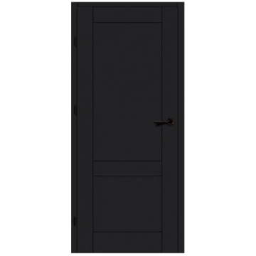 Iekšdurvis RUMBA Black matt – PP (RUMBA|mel)