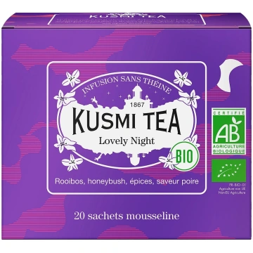 Tēja Bio Lovely Night papildinājums 100 g Kusmi