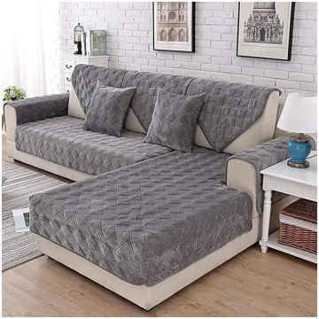 Velvet Sofa Cover Corner Sofa L Shape Sofa Cover C