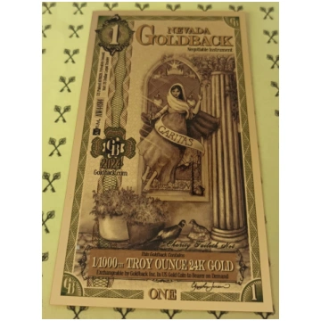 2024 Nevada 1 Goldback