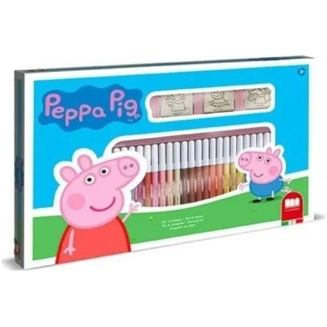 Zīmogu un marķieru komplekts Multiprint Peppa Pig 