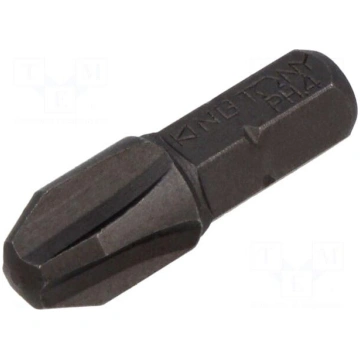 Screwdriver bit | Phillips | PH4 | 1/4" | Overall 