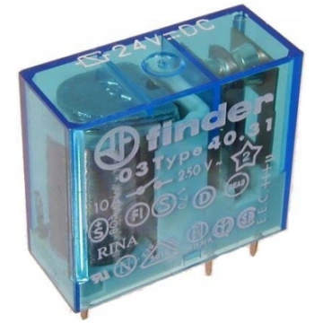 Finder 40.31.9.024.0000 1p 10a 24v līdzstrāvas rel