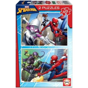 Educa Puzzle 2x48 Spider-Man G3 460119 (8412668180