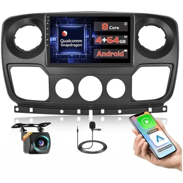 Qualcomm 8 Core 4 + 64 GB Android 15 Auto radio Re