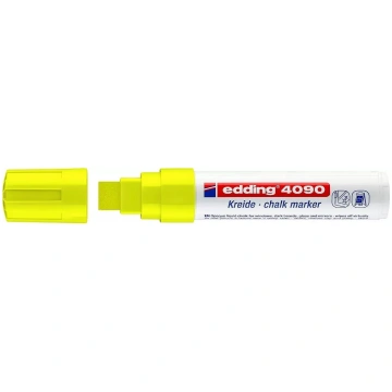 Kreida marķieris Edding 4090 Plakans Dzeltens 5 ga