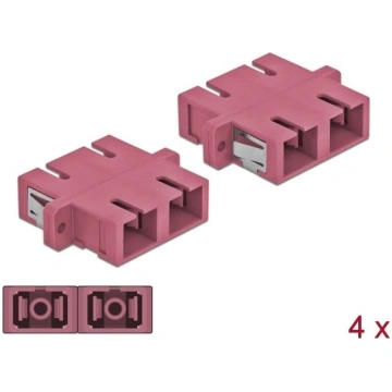 Delock Optical Fiber Coupler SC Duplex female to S