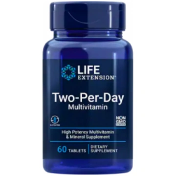 Two-Per-Day Multivitamin Life Extension 60 caps