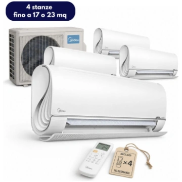 Midea Breezeless+ Quadri Split 8,2 kW - 4 unità in