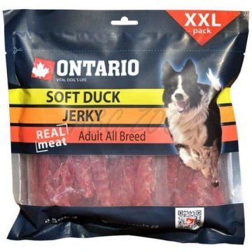 Gardums suņiem Ontario Soft Duck Jerky 500 g BErac
