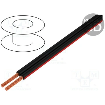 Wire: loudspeaker cable; HELUSOUND®; 2x0.5mm2; str