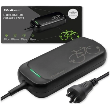 Qoltec Szybka Ładowarka Pro do roweru elektryczneg