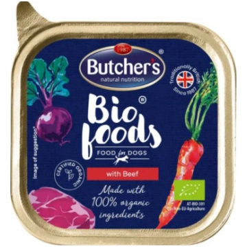 bio foods - mitrā barība su liellopu gaļu - paplāt