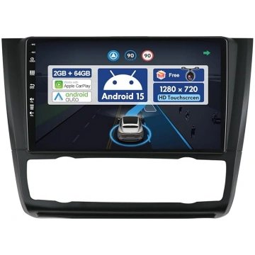 BXLIYER 9 collu autoradio BMW 1. sērijas E81 E82 E