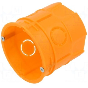 Enclosure: junction box | Ø: 63mm | plaster embedd