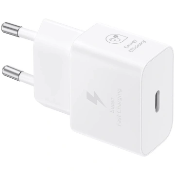 Sienas USB-C lādētājs Samsung EP-T2510 25 W balts,