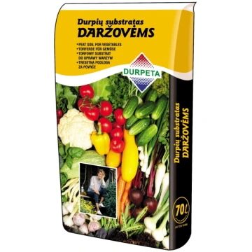 Dārzeņu kūdras substrāts DURPETA, 70 l