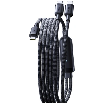 Baseus Kabel Flash 4 140W 2w1 USB-C do USB-C + USB