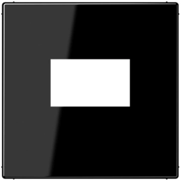 Jung centralplate USB lādētājam melna LS, LS1969US
