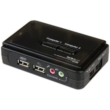 StarTech.com 2 Port USB KVM Switch Kit with Audio