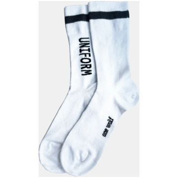 Bamboo socks UNIFORM white - 40-45