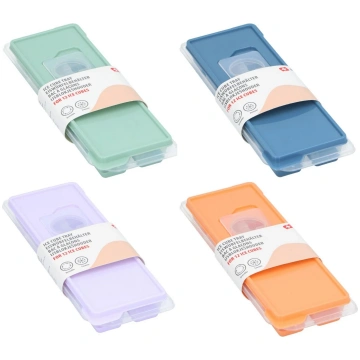Stampo Ghiaccio Silicone con Coperchio 12 Cubetti 