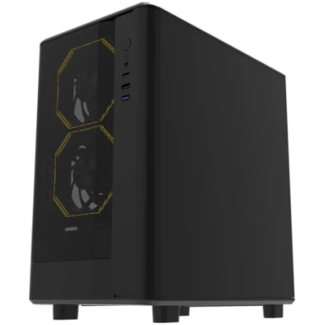 Darkflash DB330M Mesh datoru korpuss (melns) unive