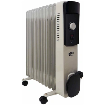 Eļļas radiators 11 sekcijas 2500W BESK