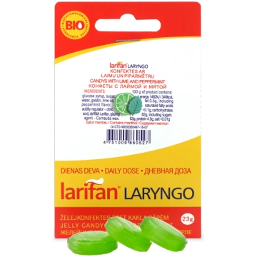Larifan LARYNGO ar laimu un piparmētru