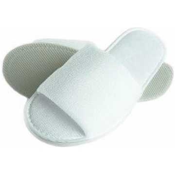 Viesnīcu frotē čības TERRY Velour, baltas