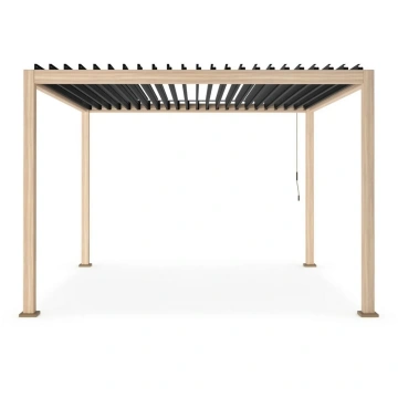 Pergola Bizzotto Ocean Alluminio Effetto Legno Ant