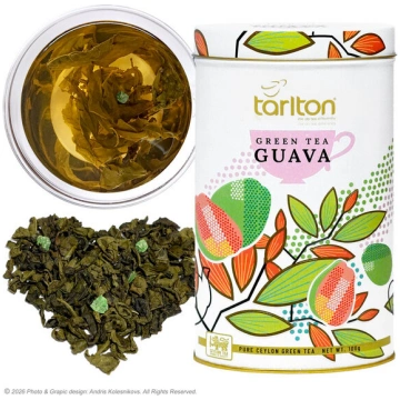 Ceilonas Zaļā beramā lapu tēja Guava, Tarlton, 100