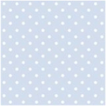 SALVETES 33x33CM, DOTS LIGHT BLUE, Paw Decor Colle