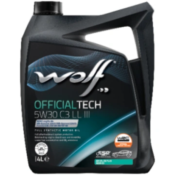 Wolf OFFICIALTECH 5W30 LLIII 4L SP,C2/C3-16,504.00