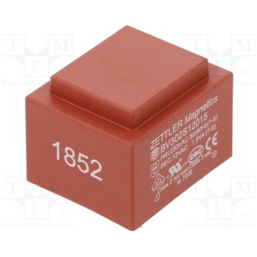 Transformer: encapsulated; 1.5VA; 230VAC; 12V; 125