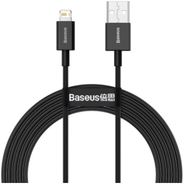 Kabelis Baseus BSU2659BLK, USB Type C/Lightning, 2