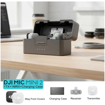 Bezvadu mikrofonu sistēma DJI Mic Mini 2 (1TX + 1M