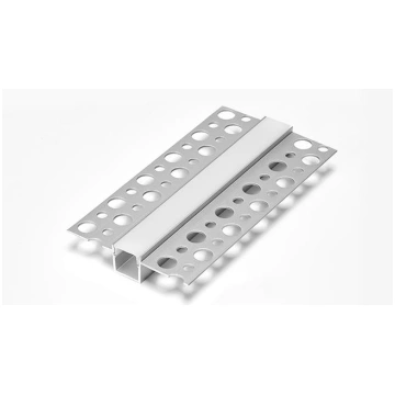 Ģipškartona 1m, 10mm LED lentes profils + melns st