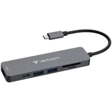 Dokstacija Verbatim USB-C Essentials Multiport Hub