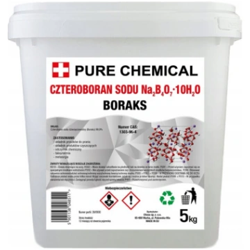 Tīrs nātrija boraks 4-borāts Chosa czd 5 kg Pure C
