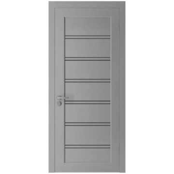 Durvju komplekts Danely Dominica DO, Šellgrey BLK 