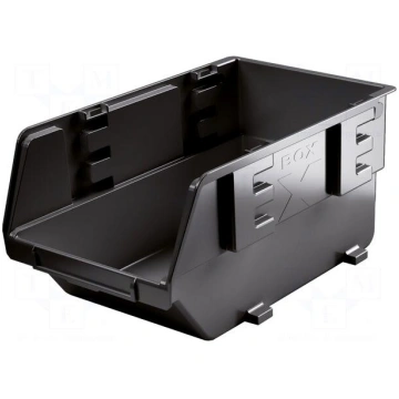 Container: cuvette | black | 393x238x192mm | EXE B