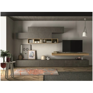 Modular wall unit SLIM 105 By Dall'Agnese