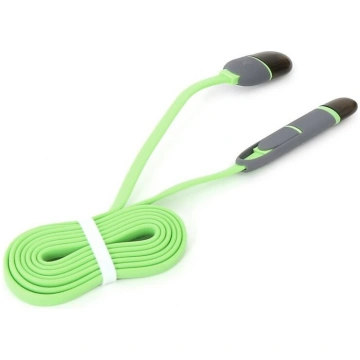 Platinet cable USB - microUSB/Lightning 1m, green 